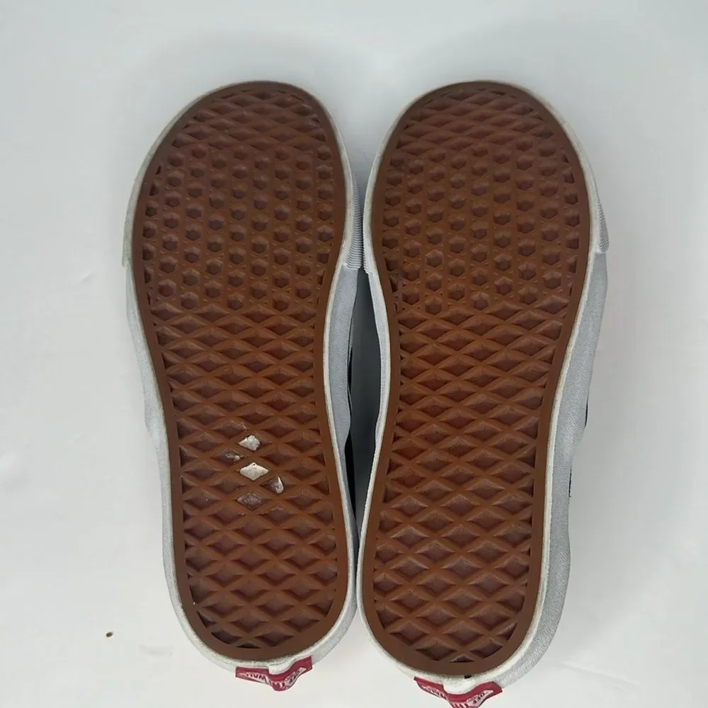 VANS Classic Patchwork Leather & Canvas Slip-On Textile Sneakers | Size 8 - Picture 9 of 10